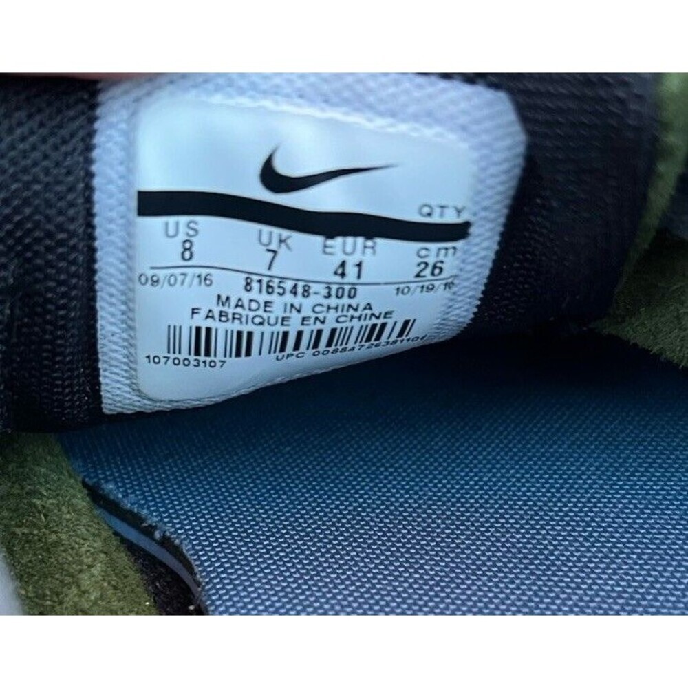 Nice! Nike Mayfly Leather Premium Men's 8 Sneakers - Legion Green - Picture 11 of 11